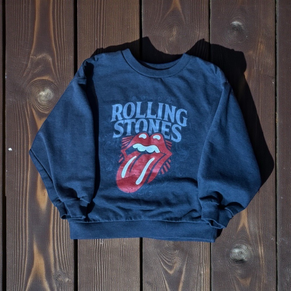 The Rolling Stones Kids Graphic Crewneck Sweatshirt Size 5T Band Music Concert